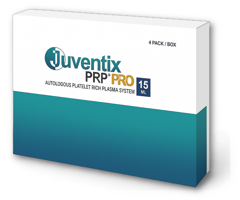 Juventix PRP PRO 15 mL autologous platelet rich plasma system kit box, 4 pack